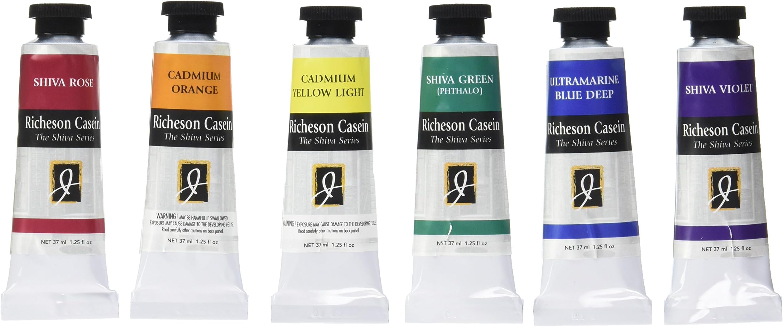 Jack Richeson 120550 Casein Artist Color Theory, 37 mL, Multicolor