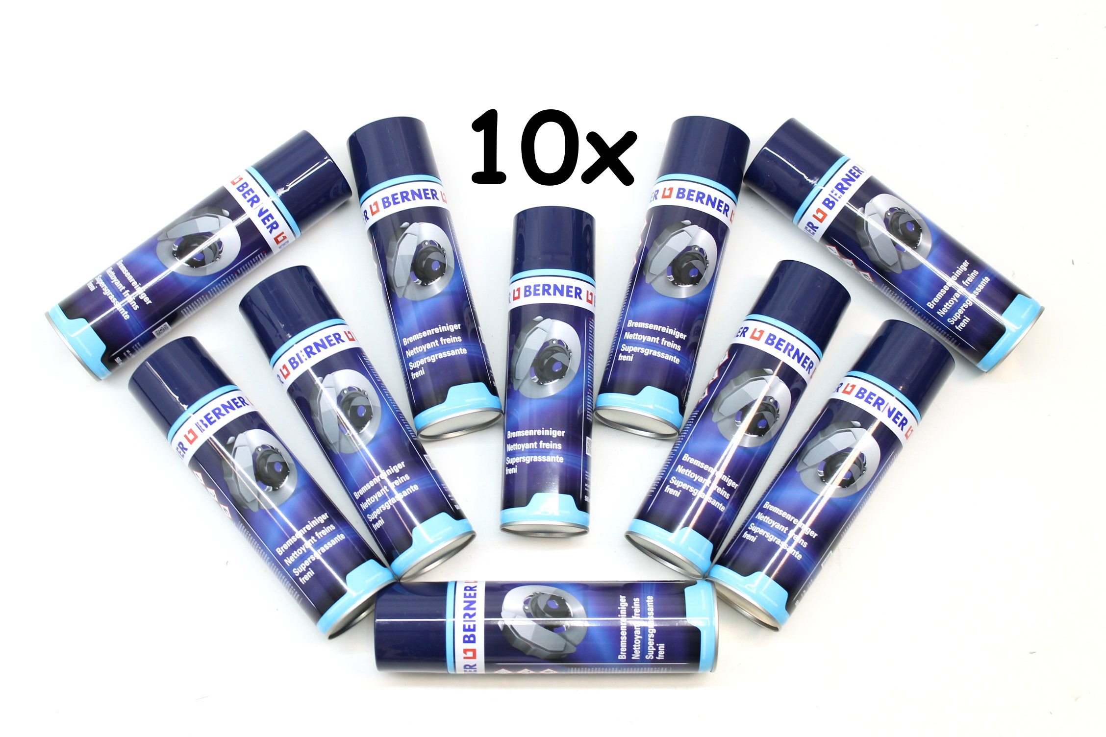 10x 500ml Bremsenreiniger von Berner
