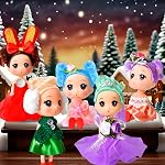 12 PC 5 inch Doll Set, Dollhouse Dolls Playset, Poupée pour filles Doll House Accessoires, filles Happy Playsets Accessoires pour enfants Cadeau