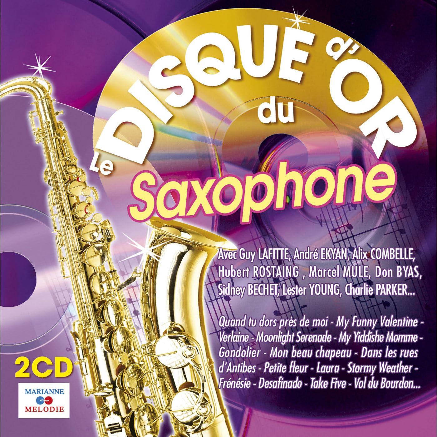 Le Disque d'Or du Saxophone - Compilation Jazz Édition Limitée