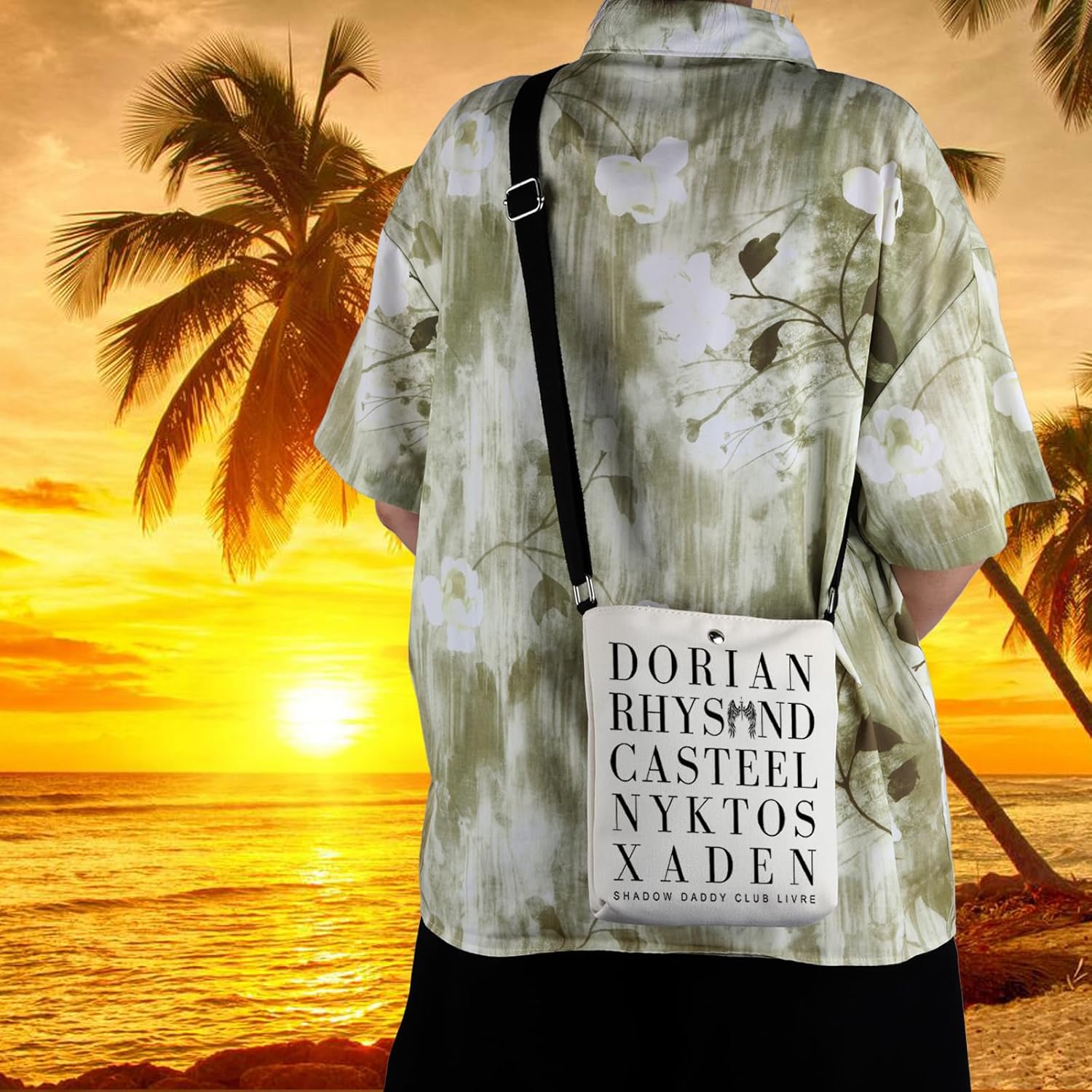 WCGXKO Book Lover Gift Bookish Gift Reader Crossbody Bag Book Lover Messenger Bag - Image 2