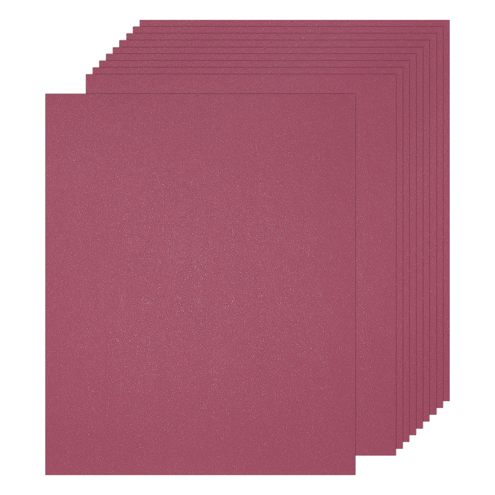 sourcing map Shimmer Cardstock Paper,29.7x21cm Wine Red Shimmer Paper