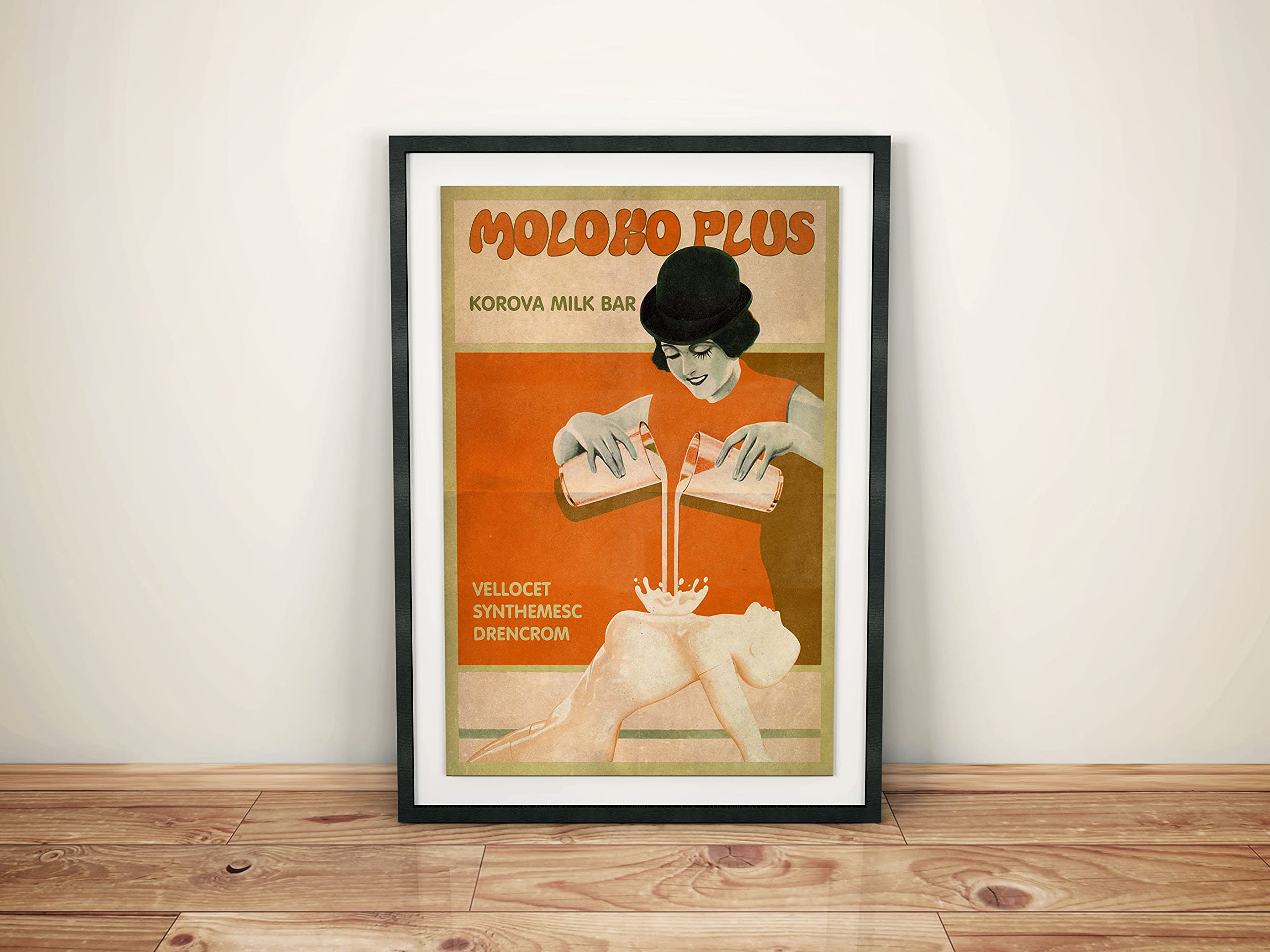 Eeypy A Clockwork Orange Inspired Moloko Plus Korova Milk Bar Art