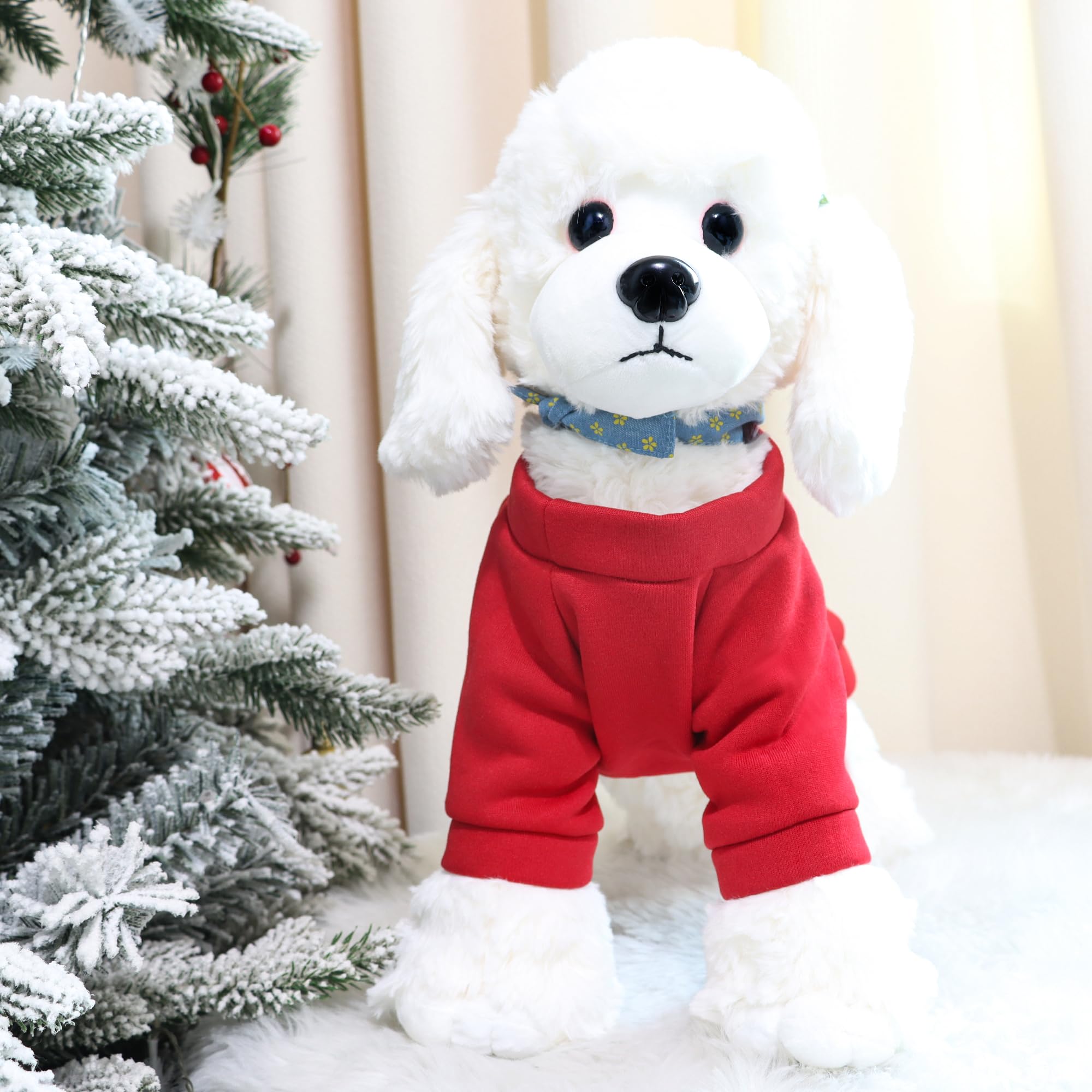 Amazon | DERAYEE クリスマス 猫の服 犬服 小型犬 帽子 防寒 保温 