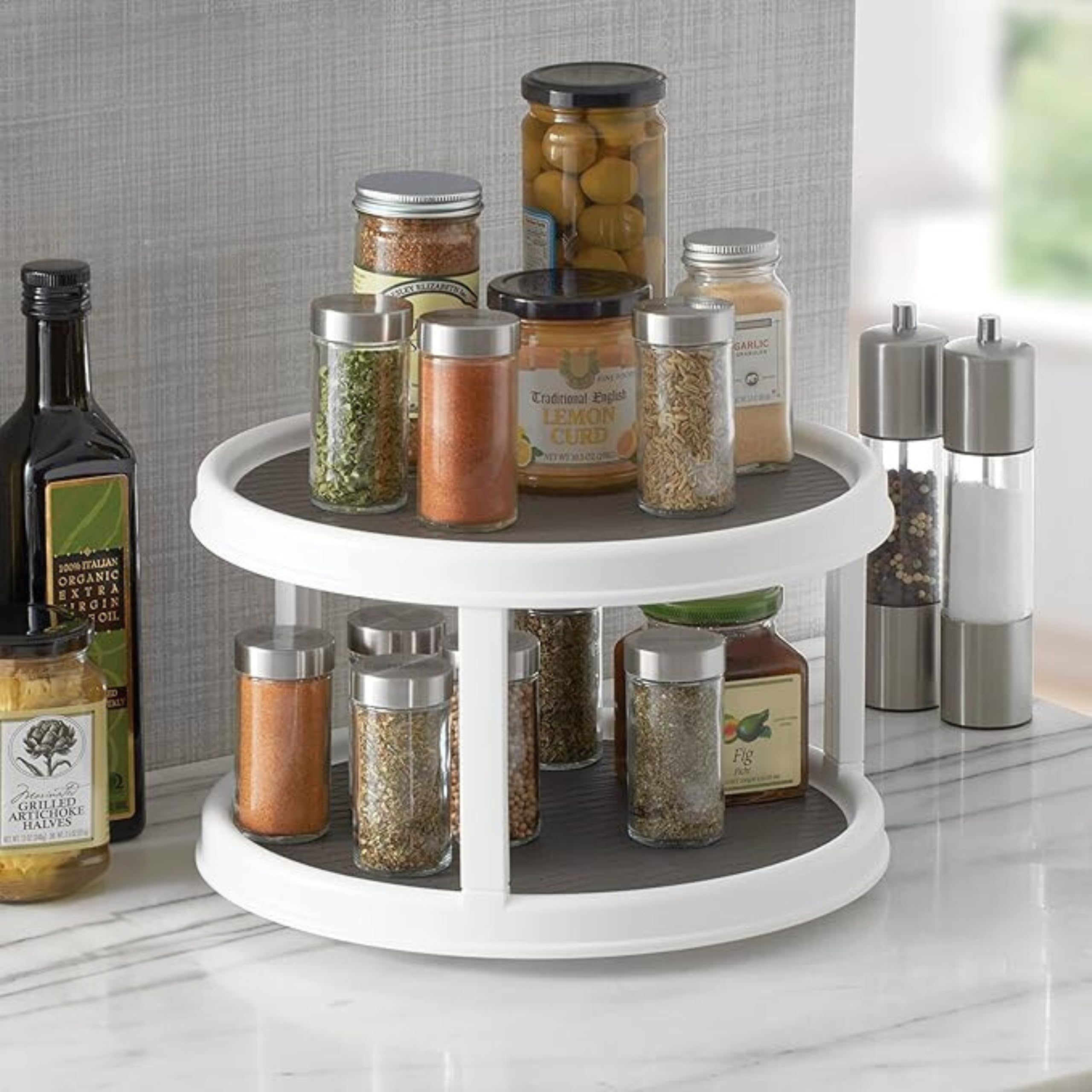 Uni Gadgets 360 Degree Rotating Lazy Susan Organiser | Kitchen Organizer Rack for Storage | Kitchen Organiser Space Saver | Lazy Susan for Dining Table | Space Saving Organizer for Kitchen (B0D6BPVTPQ) Amazon Price History, Amazon Price Tracker