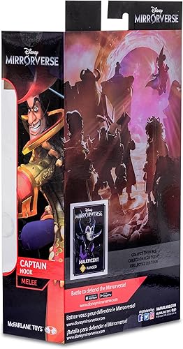 Miniatura 8 de McFarlane Toys - Disney Mirrorverse WV3 - Gancho de capitán de 7 pulgadas