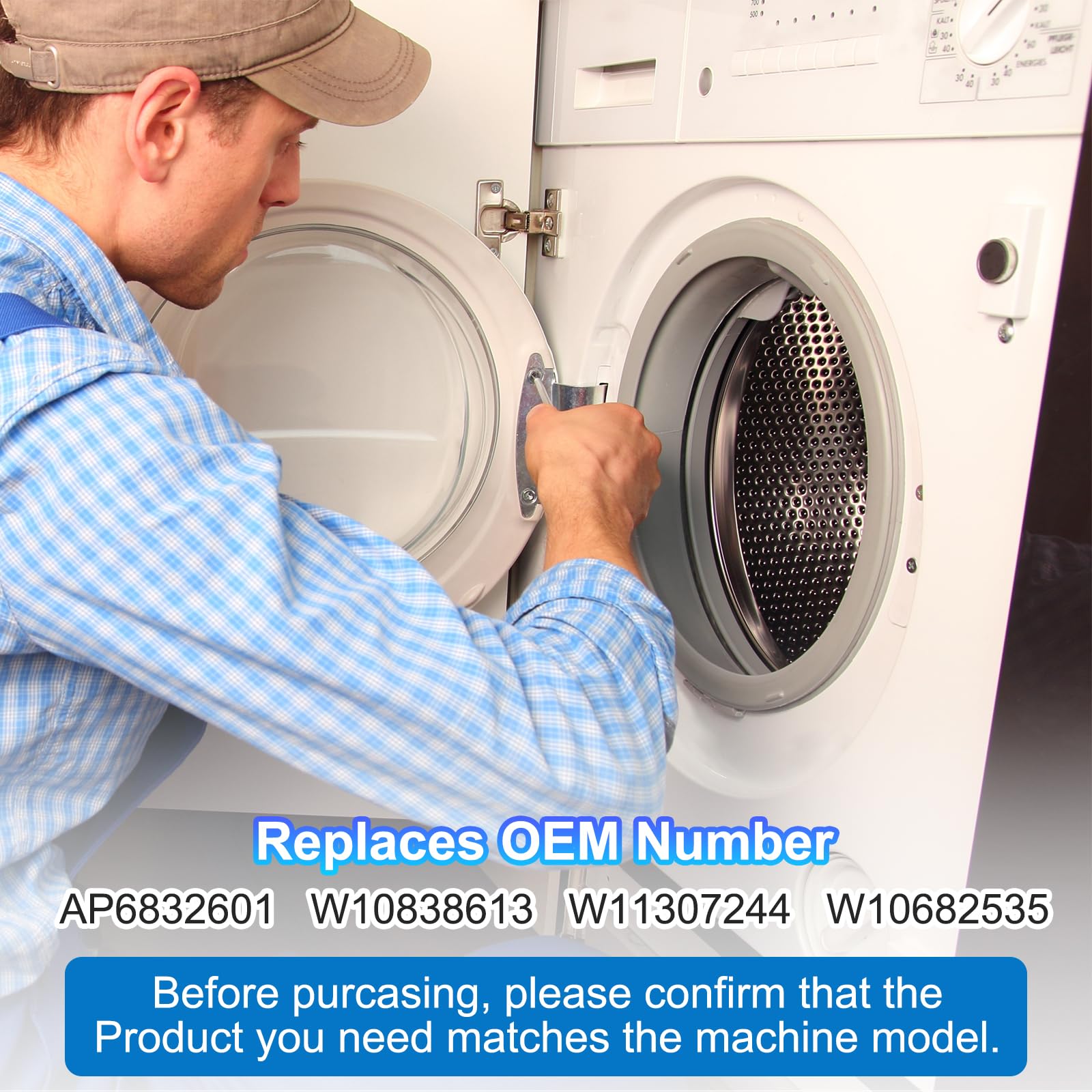 Interruptor De Tapa De Lavadora WP8318084, Reemplazo Para Whirlpool OEM