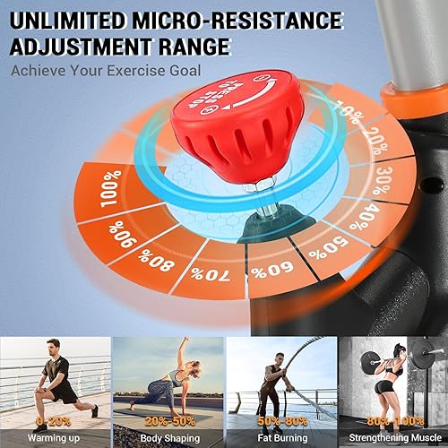 Vista 12 de Exercise Bike, WENOKER Stationary Bike for Home, Indoor Bike with Silent Belt Drive, Heavy Flywheel, Multi-grips Handlebar and Upgraded Digital