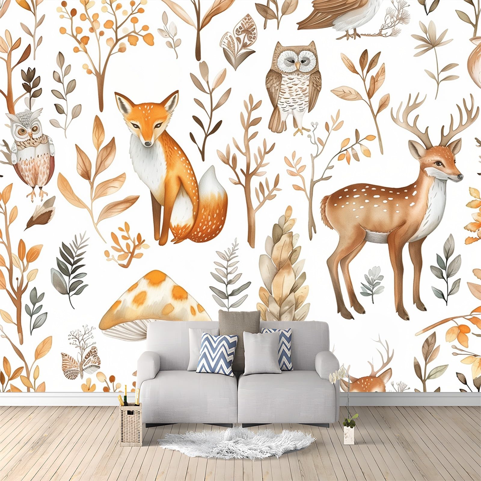 Papier Peint Panoramique Grand Format pour Masquer les Défauts du Mur