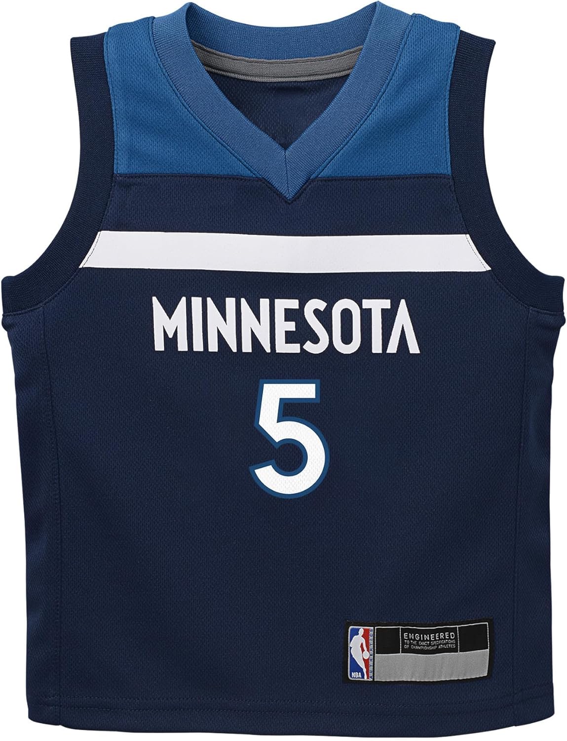 Anthony Edwards Minnesota Timberwolves NBA Toddler 2-4 Navy Icon Edition Player Jersey - Image 2