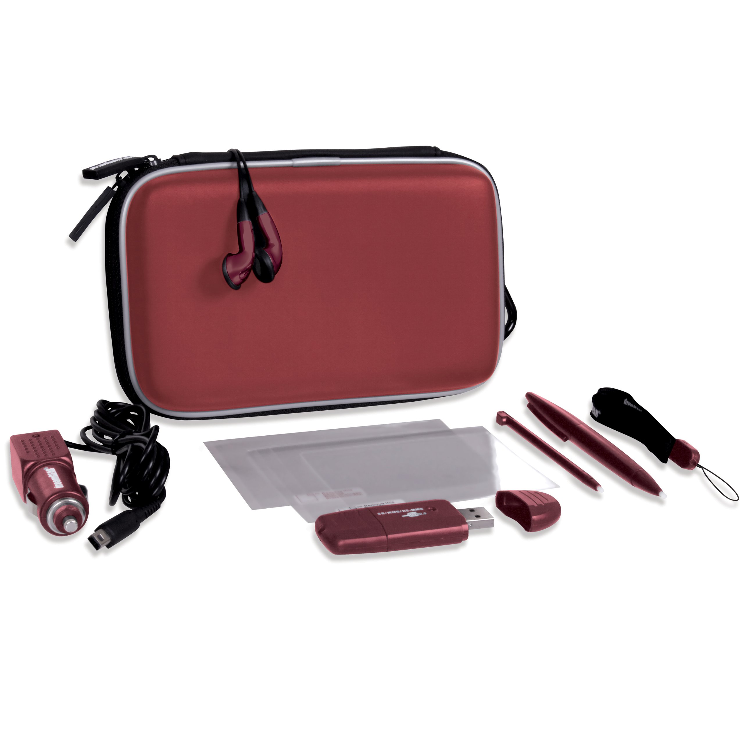 Amazon.com: dreamGEAR Nintendo DSi XL 9-in-1 Gamer Pack (burgundy
