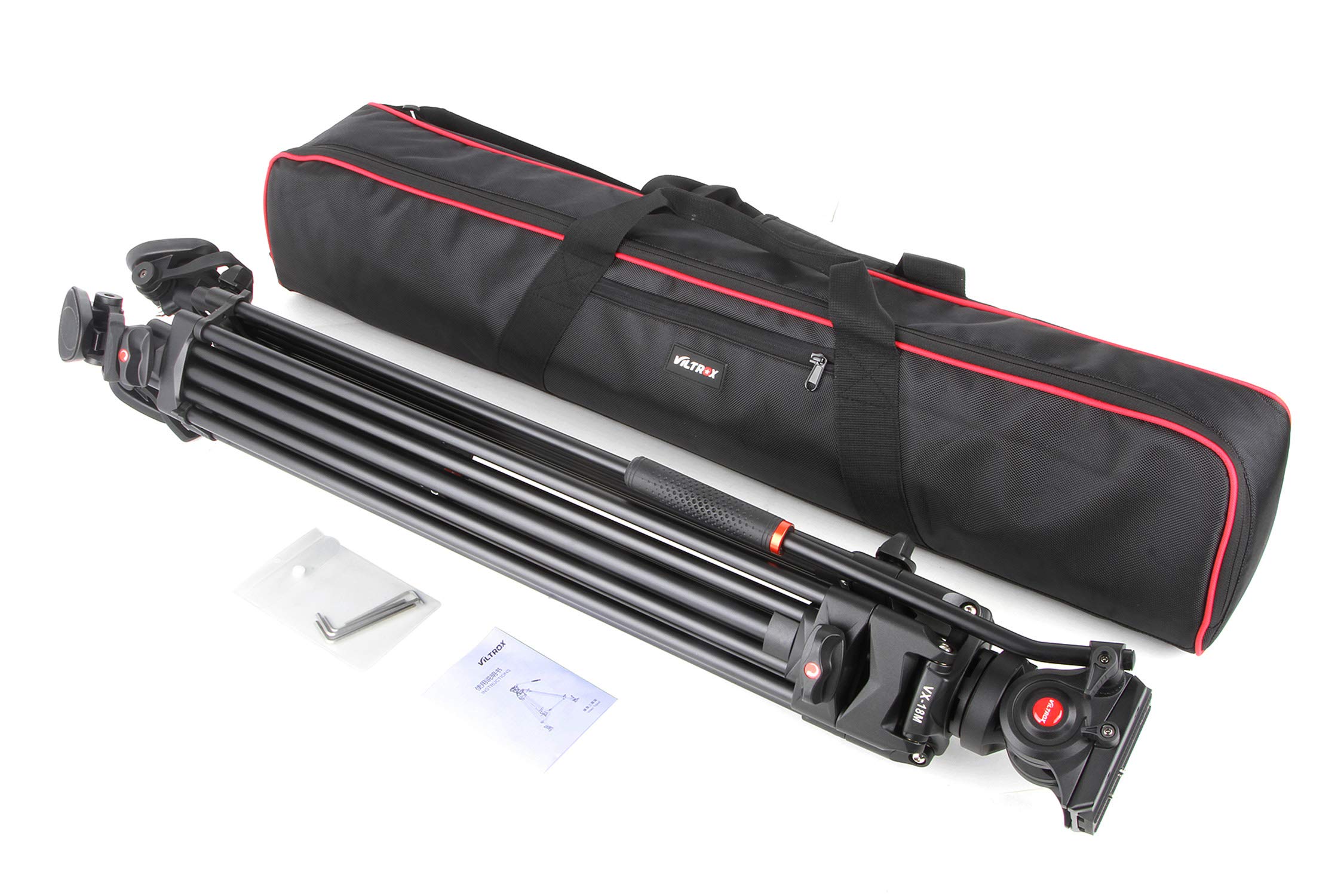 VILTROX（ビルトロックス）プロ級三脚「VX-18M」 Amazon | VILTROX VX-18M プロ級 三脚 一眼レフカメラ/ビデオ