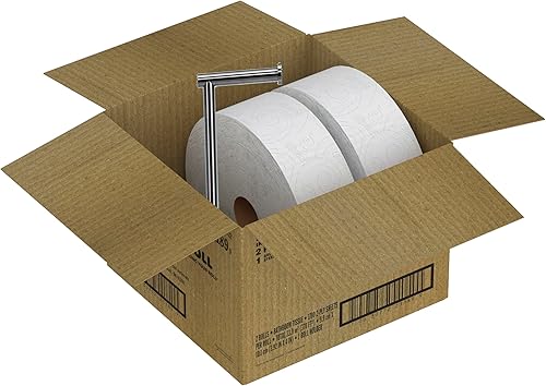 Miniatura 14 de Charmin Papel higiénico ultra suave, kit de iniciación Forever Roll, 1 soporte, 2 rollos, papel de baño de 2 capas