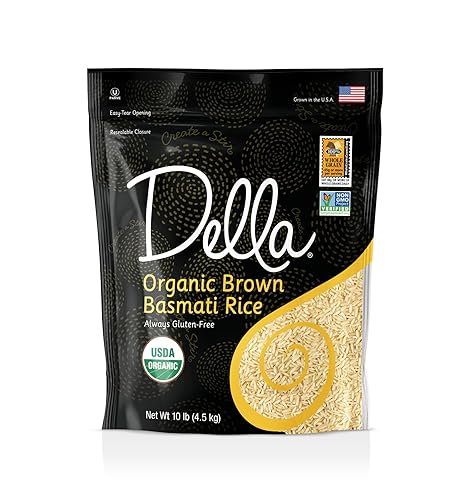 Della Arroz Orgánico Basmati Arroz Integral 10lb