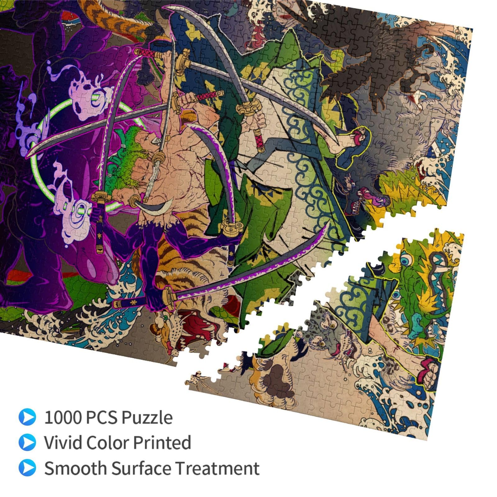 Amazon.co.jp: 1000ピース ジグソーパズル ワンピース ゾロ十郎 One