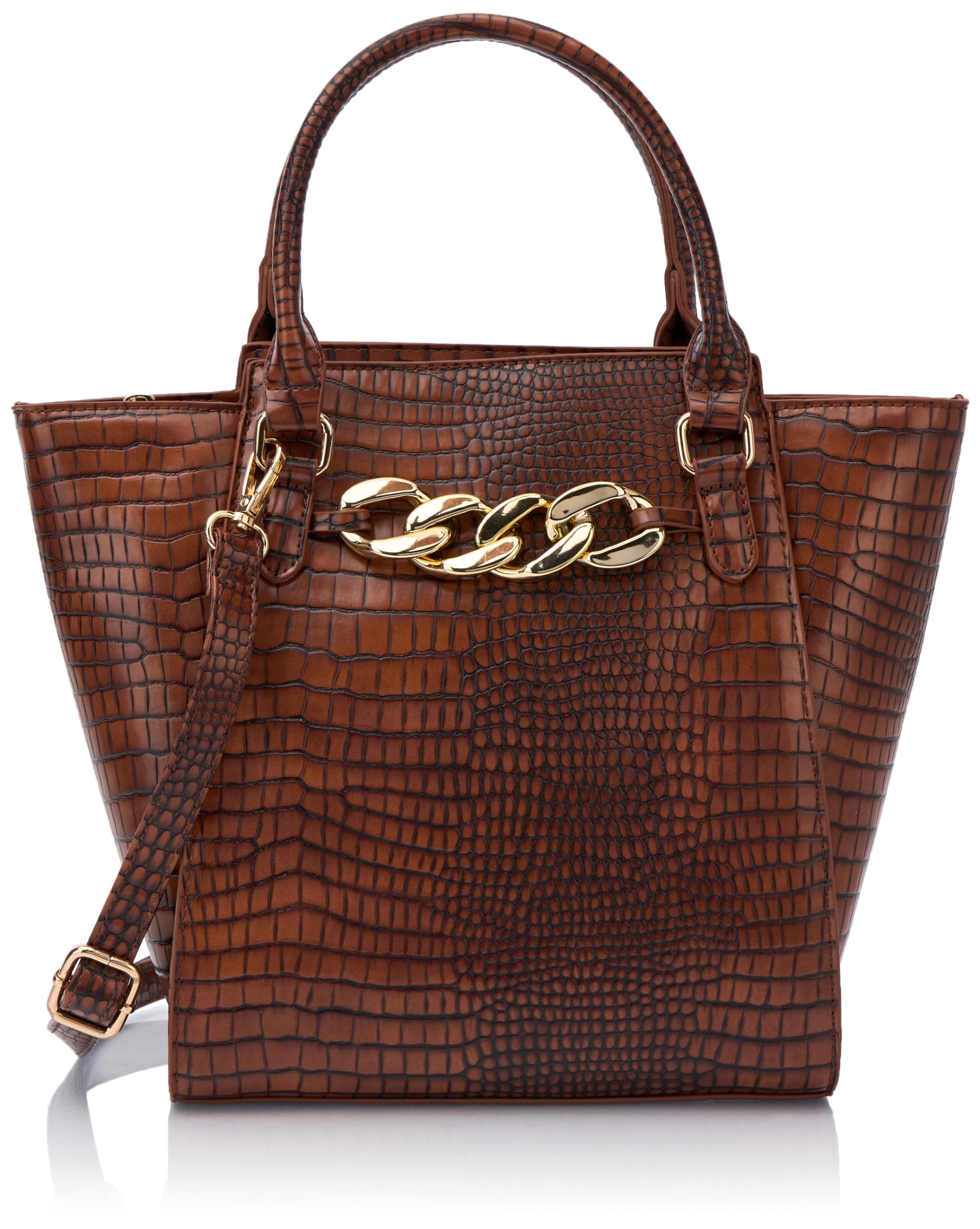 nelice Women's Handbag Shopper, Brown, One Size