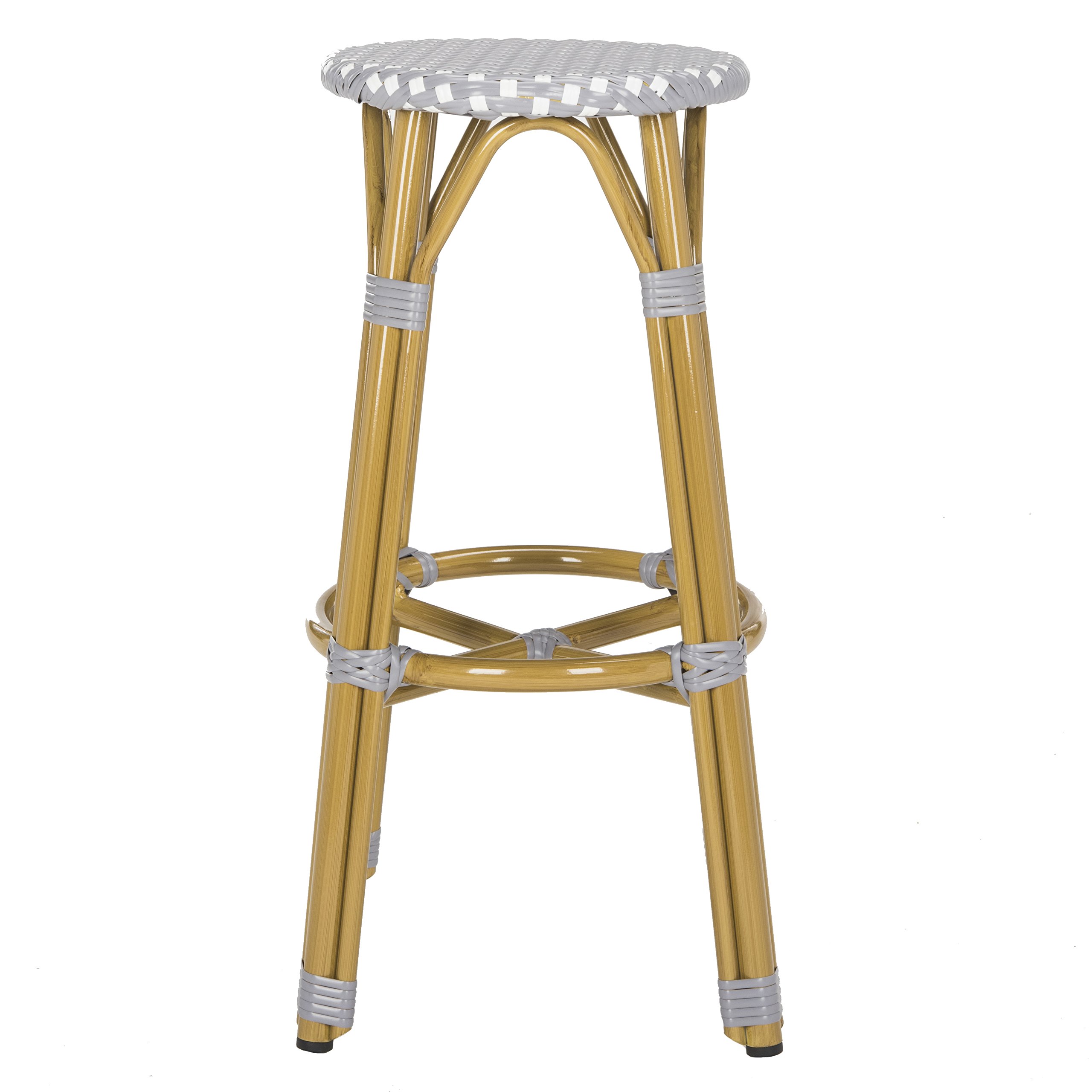 Tabouret de bar de jardin en rotin pour vos soirées estivales autour de la piscine