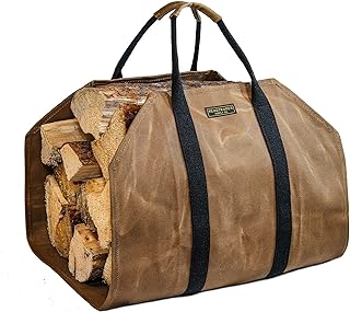 Canvas Log Carrier
