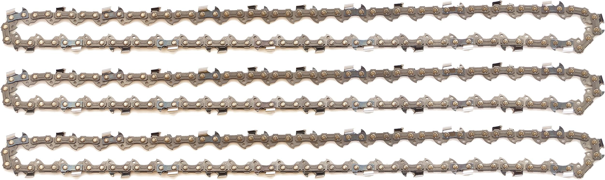 3 tallox Saw Chains 3/8" Pitch .043" 1.1 mm Gauge 50 Links 14" 35 cm fits Stihl and Other Chainsaws