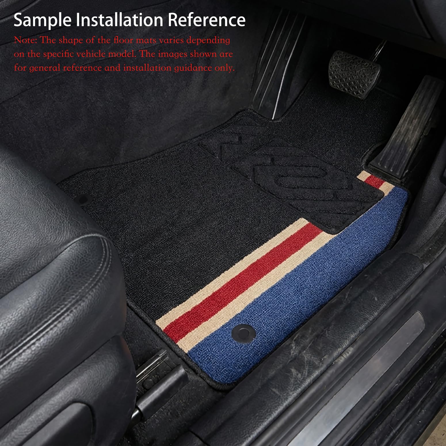 J&J AUTOMOTIVE | Tappeti Tappetini In Tessuto In Velluto Su Misura Adatti Per S-Max 2006-2015, Set di 4 Pezzi, Anteriore E Posteriore, Antiscivolo