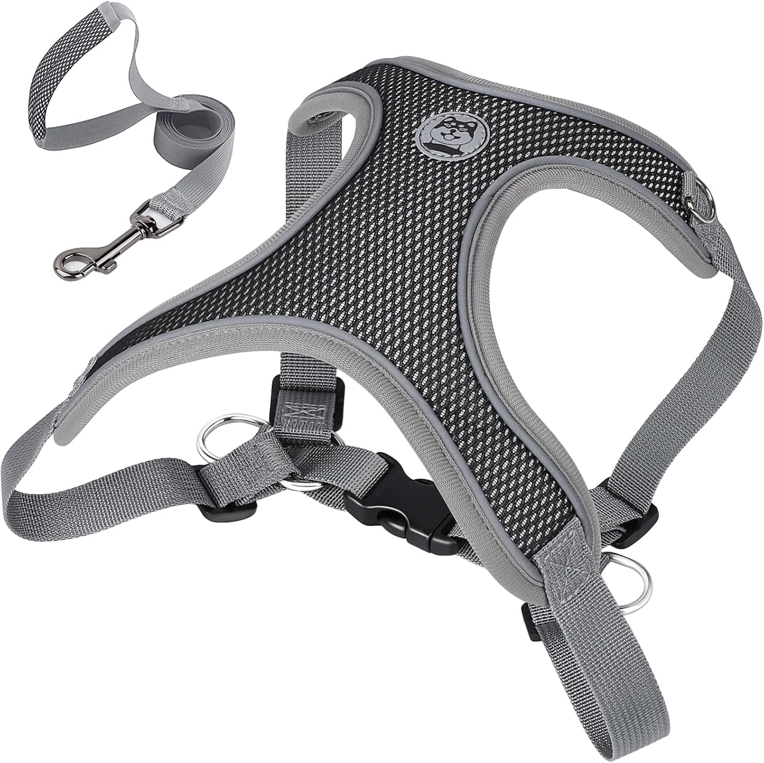 Cooja Dog Harness Medium Puppy Harness and Lead Sets, Escape Proof Dog