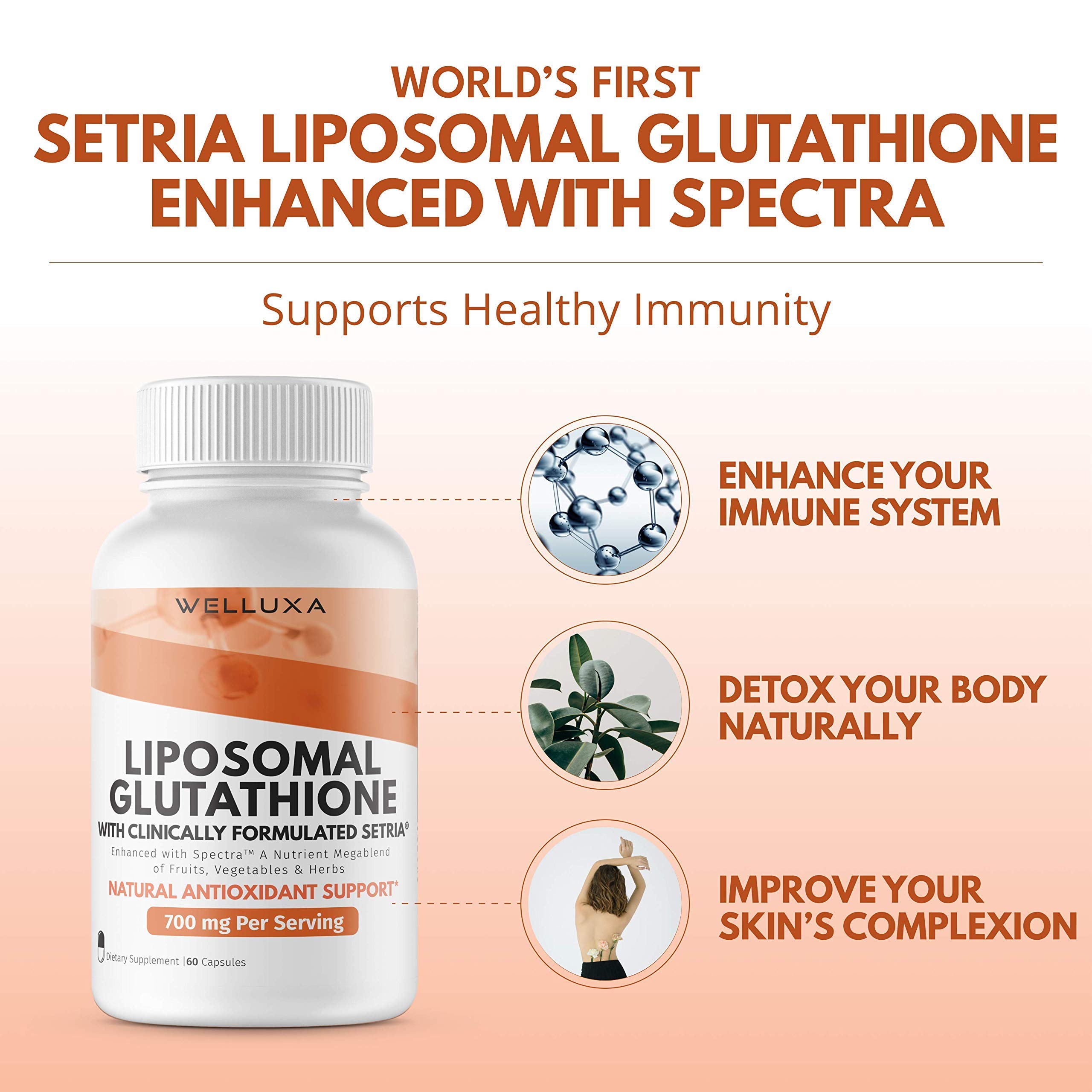 Amazon.com: Welluxa Liposomal Glutathione and Multi Collagen Pills : Health  & Household