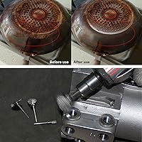 Vista 7 de Rocaris Juego de 45 cepillos de alambre, ruedas de cepillo de acero, accesorios para herramientas rotativas