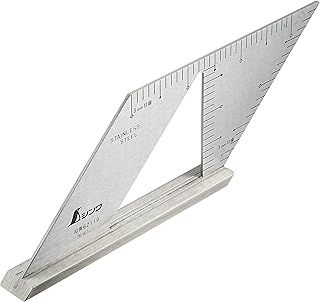 シンワ測定(Shinwa Sokutei) 止型定規 直角付き 62110