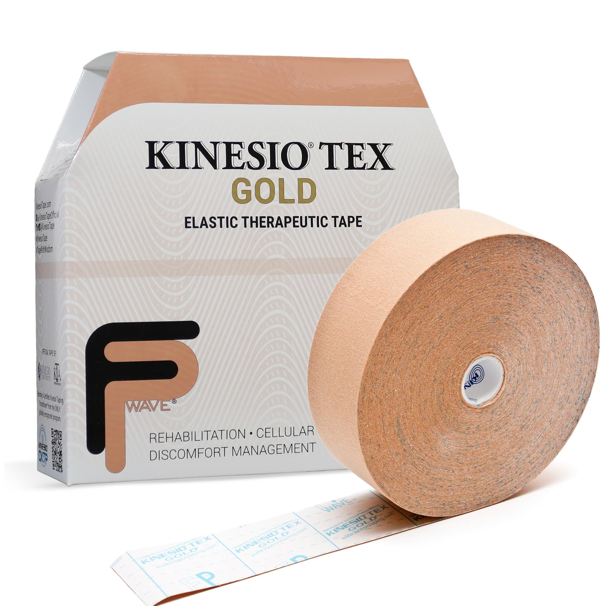 Patterson Medical - Rollo de banda kinesológica (5 x 31,5 m), color beige