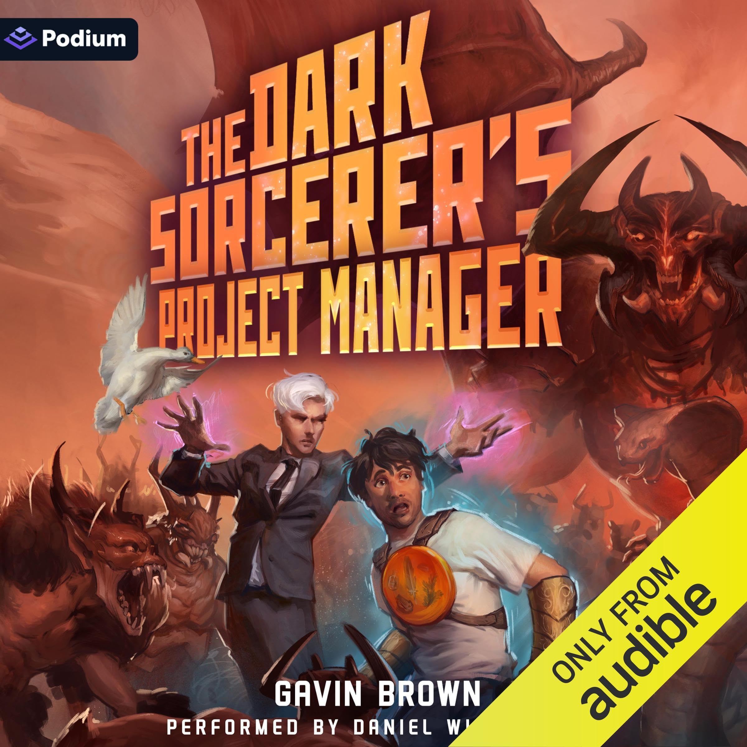 Cover art for The Dark Sorcerer's Project Manager: A Humorous Urban Fantasy
