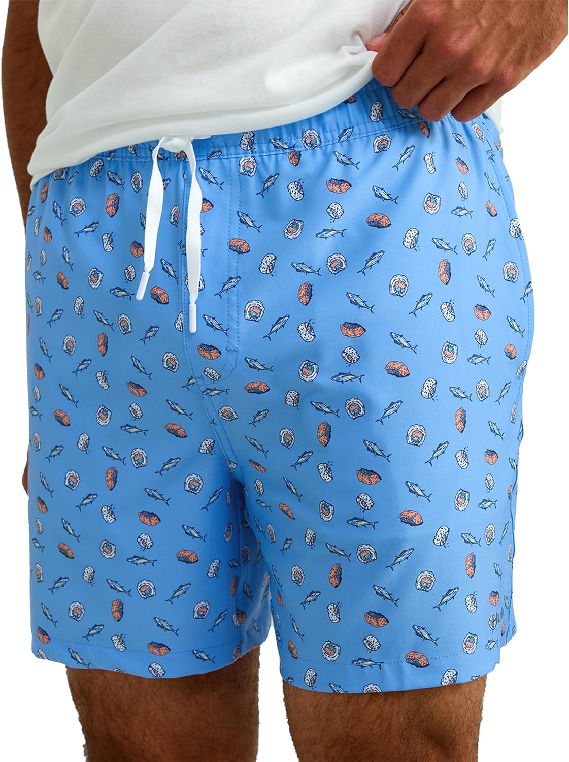 HUK Mens Pursuit Volley Pattern, Quick-Dry Swim Shorts for Men