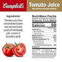 Vista 2 de Jugo de tomate 100% Campbell's, botella de 46 fl oz