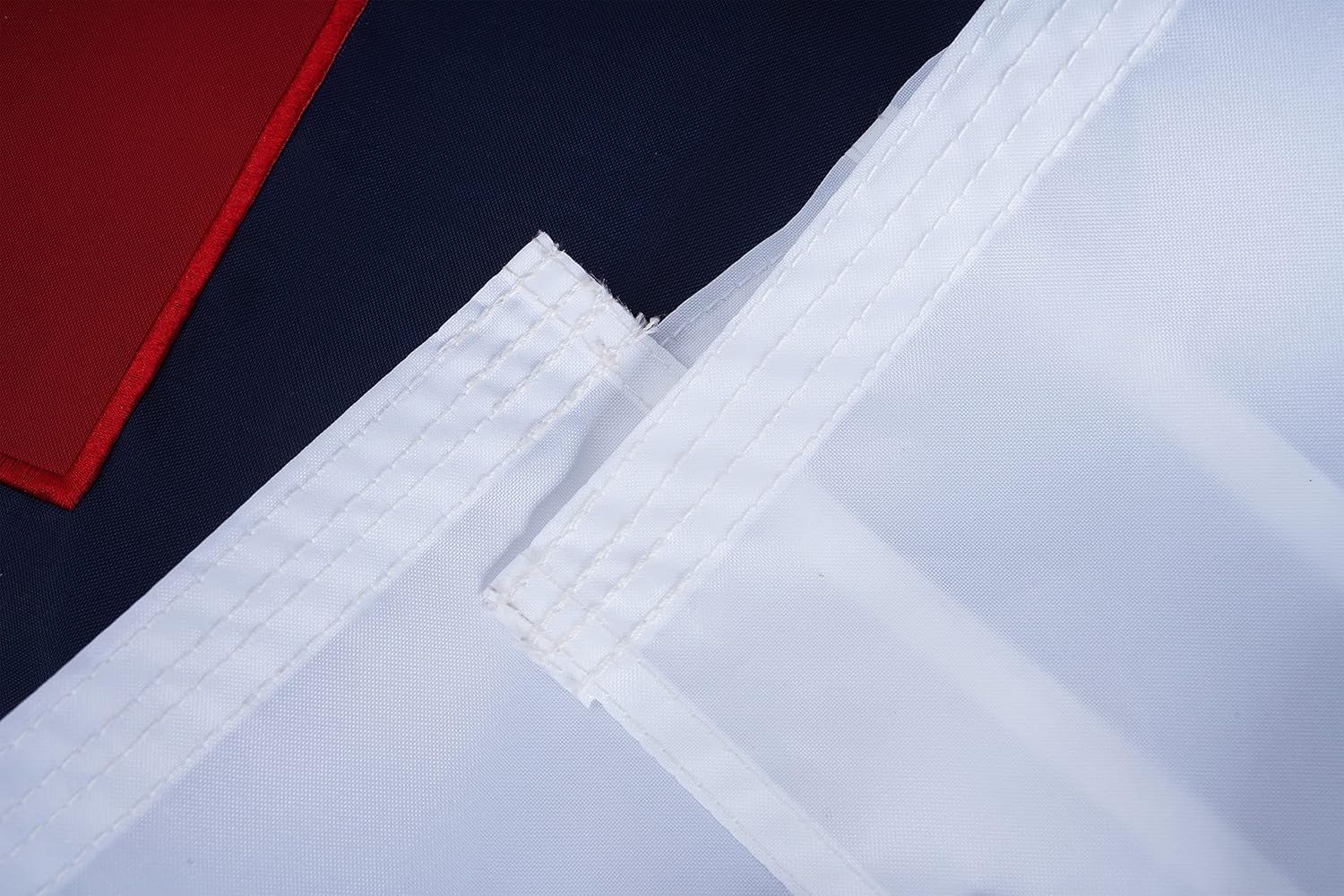 FRF FLAG Christian Flag 5x8 Ft, Outdoor Christianity Flags, Embroidered Cross, with 3 Brass Grommets and 4 Rows of Lower Stitches