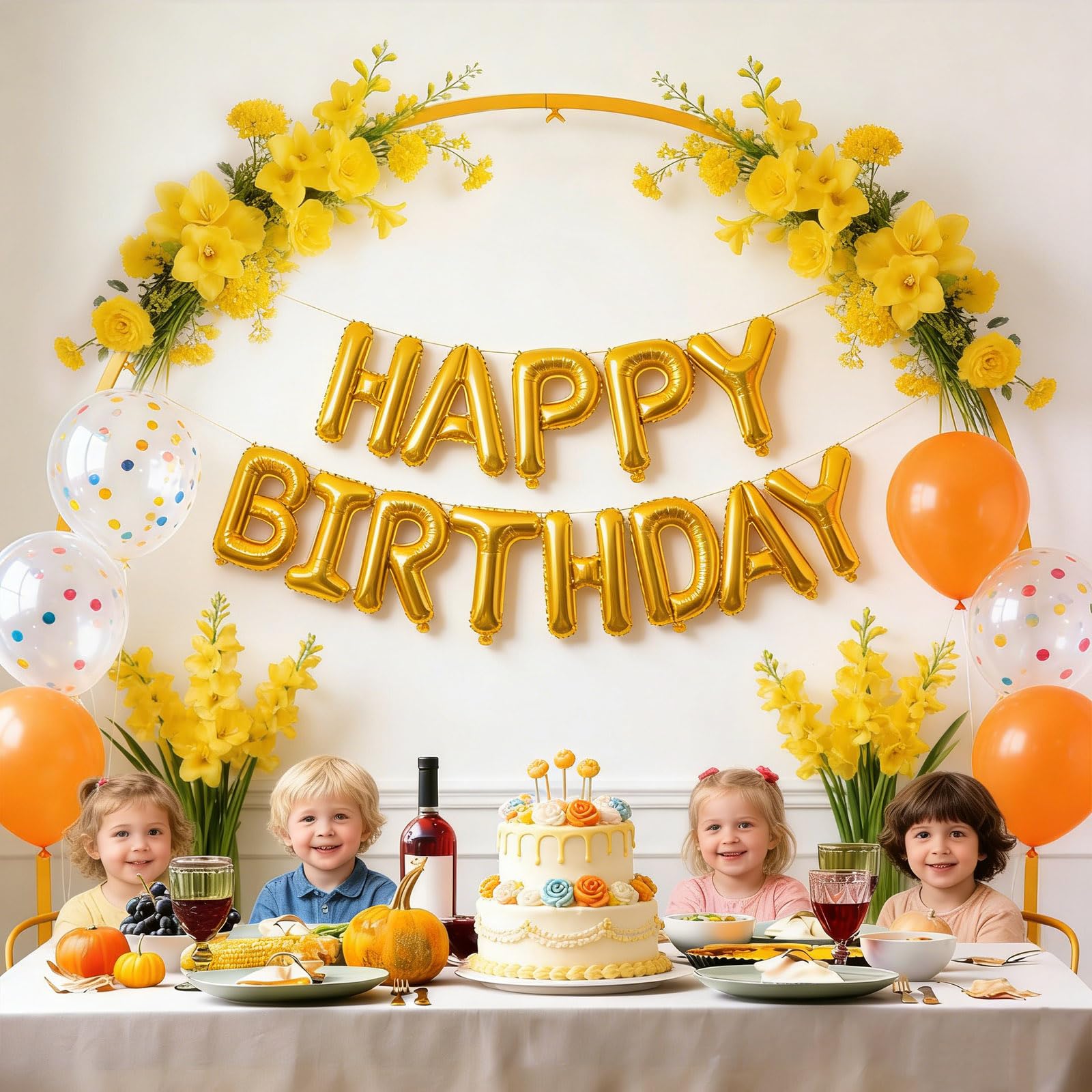 Arco da tavolo allungabile, asta decorativa da tavolo con clip, 120-260 cm, asta in metallo da appendere al tavolo, arco da tavolo dorato per Natale, matrimonio, compleanno, decorazione per feste