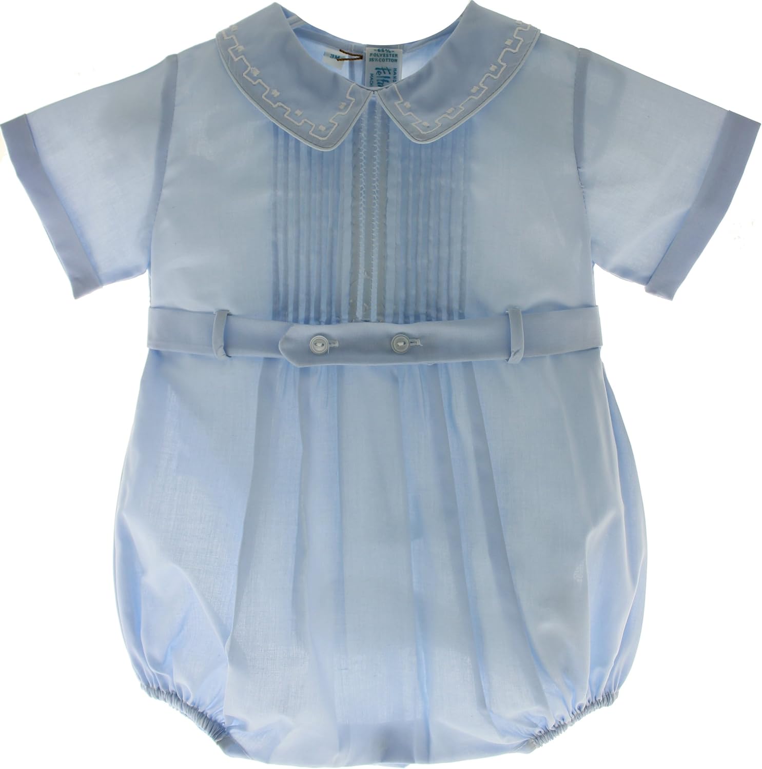 Feltman Brothers Infant Boys Belted Romper
