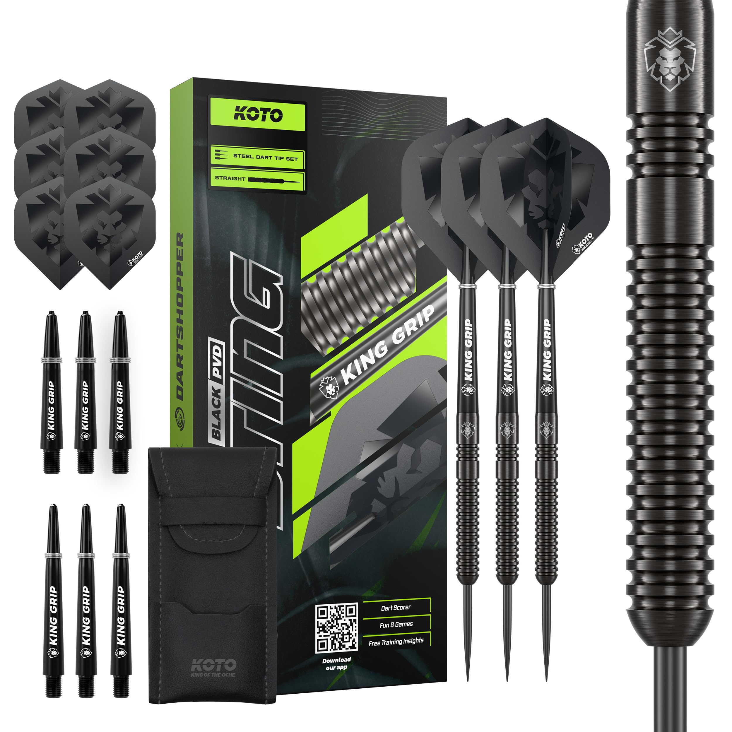 KOTO Sting Black PVD 90% Darts 25 g, Steel Darts - Amazon Canada
