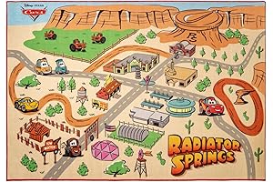 Radiator Springs Playmat - Embark on a Scenic Adventure with Lightning McQueen
