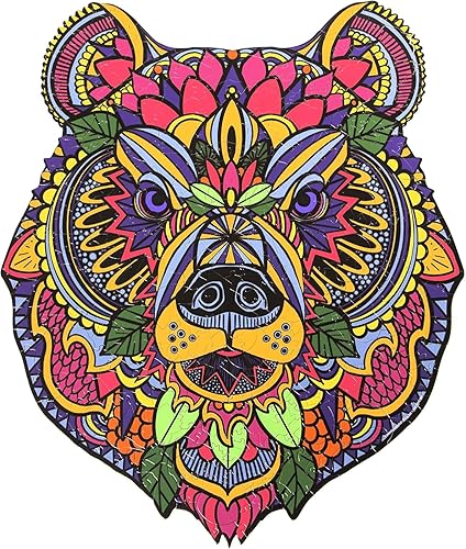 Hidden Shapes - Rompecabezas para adultos - 300 piezas - Dibujado a mano - 75 formas ocultas únicas - Gran regalo para mamá, papá, adolescentes,