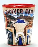 Vista 1 de Hoover Dam Arizona Nevada Scrapbook - Vaso de chupito