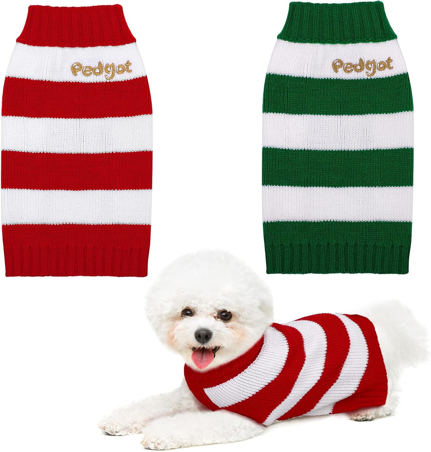 puppy holiday sweater