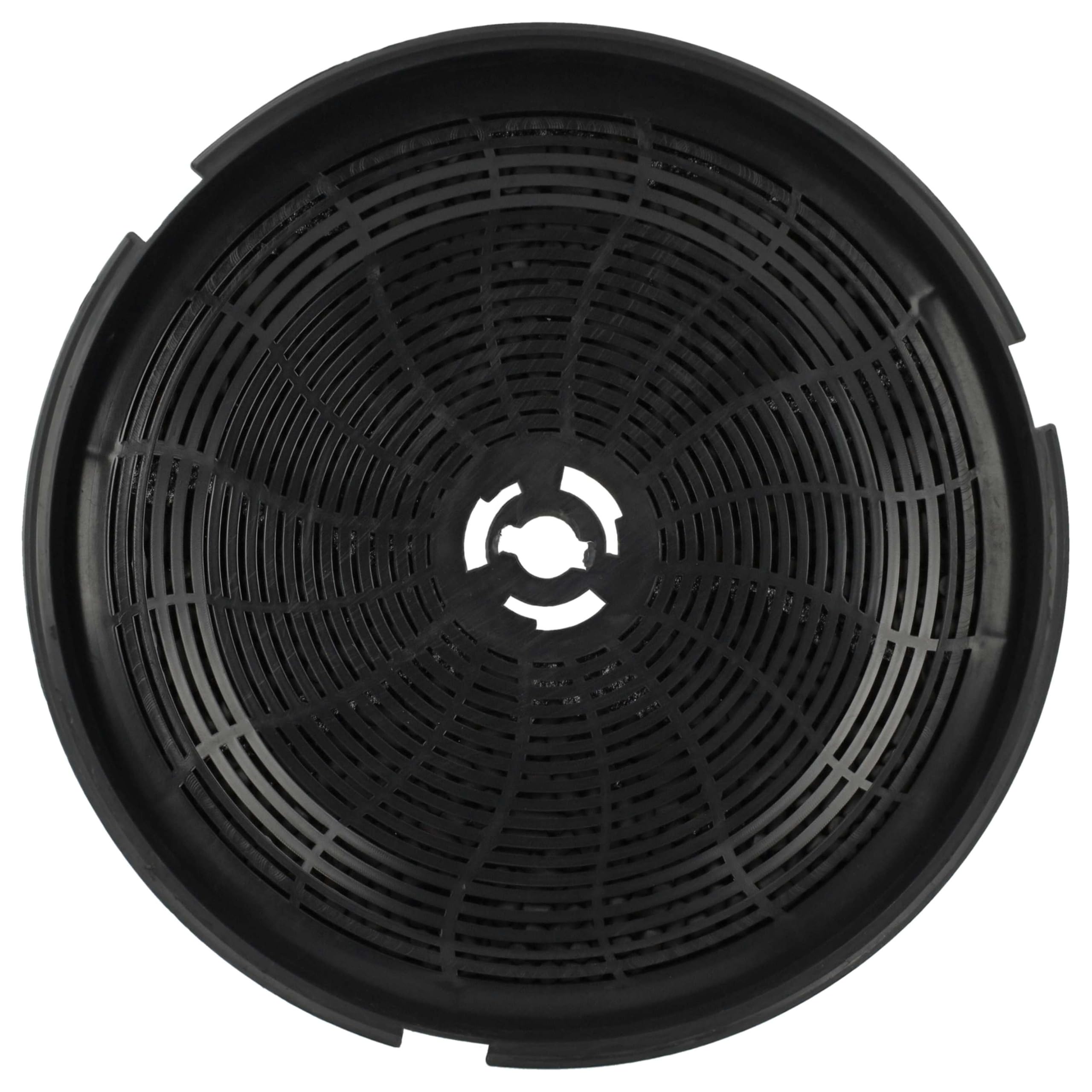 vhbw 4x Filtro a carboni attivi sostituisce Smeg FLT6, 690073176 per cappe aspiranti
