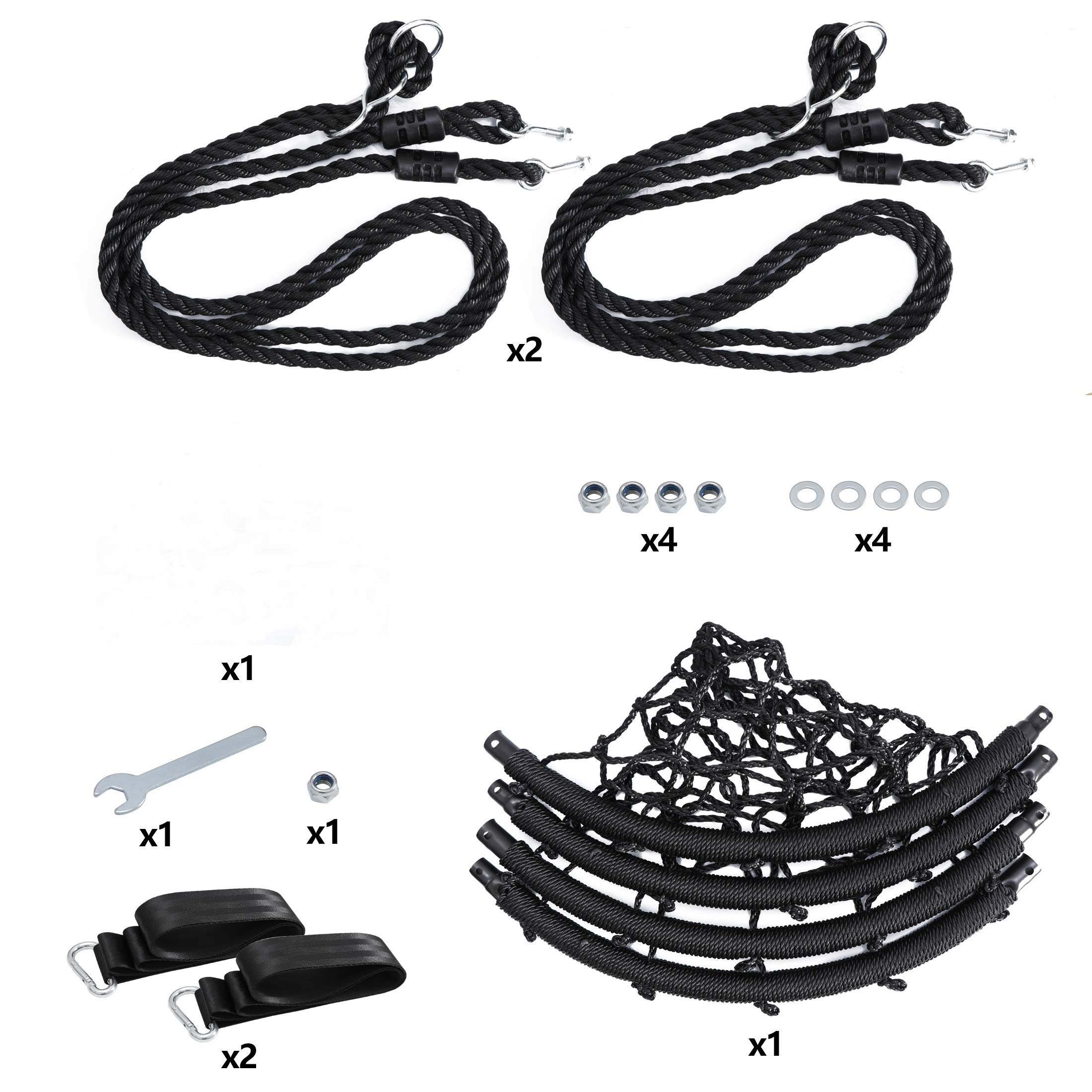 Buy ZENY 40 Inch Spider  Swing Kids Tree Swing Round Rope Swing