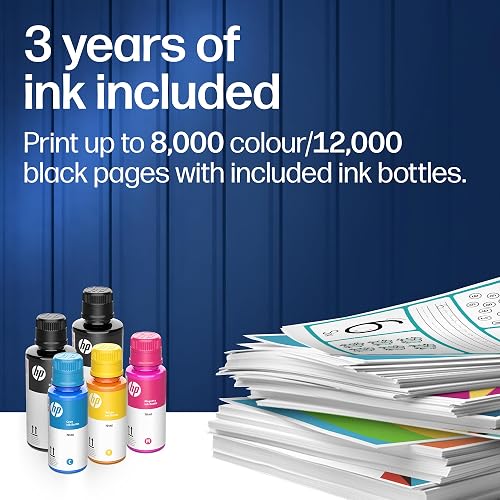 HP Smart Tank 7305 All in One Printer | Perfect for Home | Colour | Wireless | Print, Scan, Copy | Includes up to 3 Years of Ink | Refillable | Document Feeder | 2-Sided Printing | Easy Setup - 4