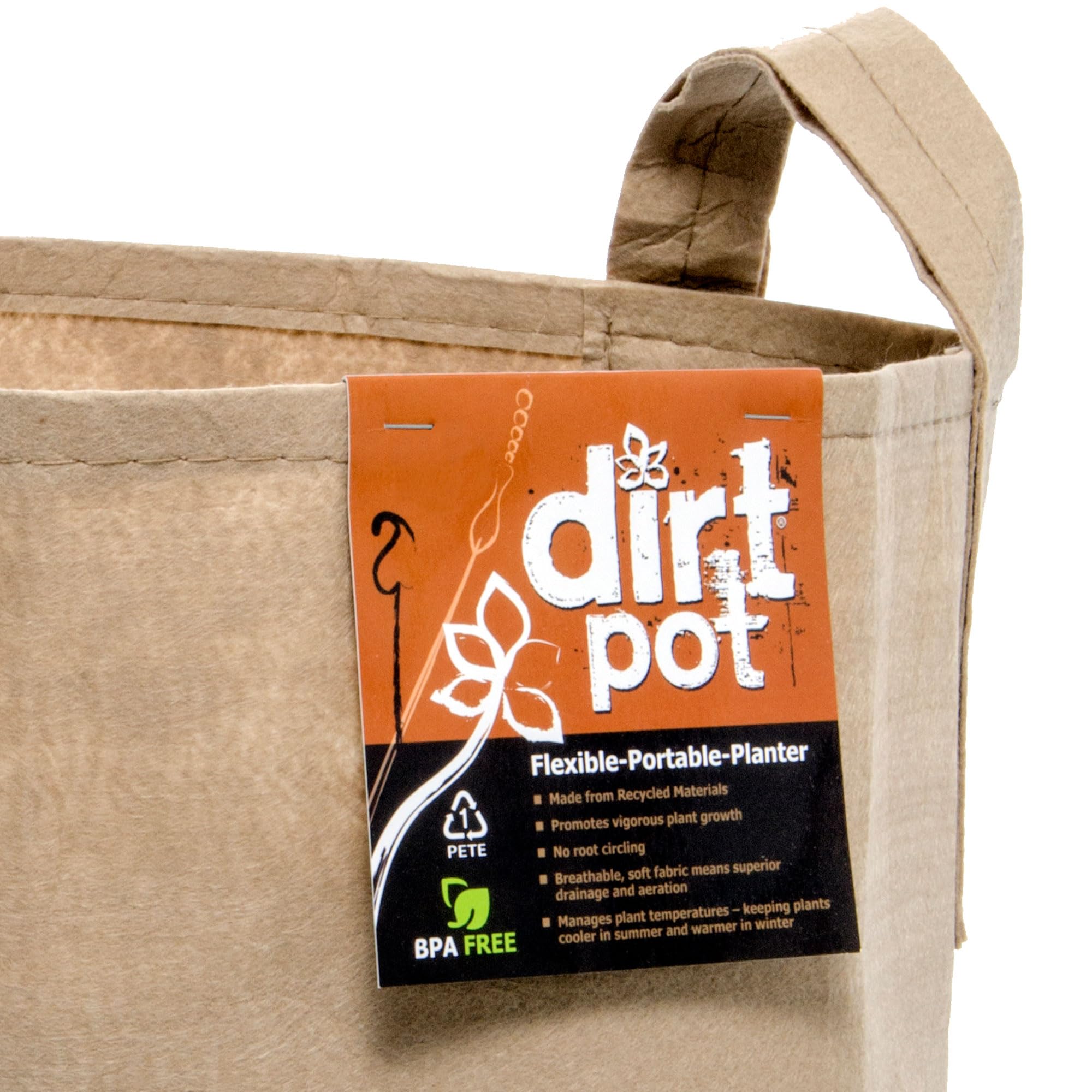 Hydrofarm, HDF Dirt Pot 1GL No Handles - Image 5