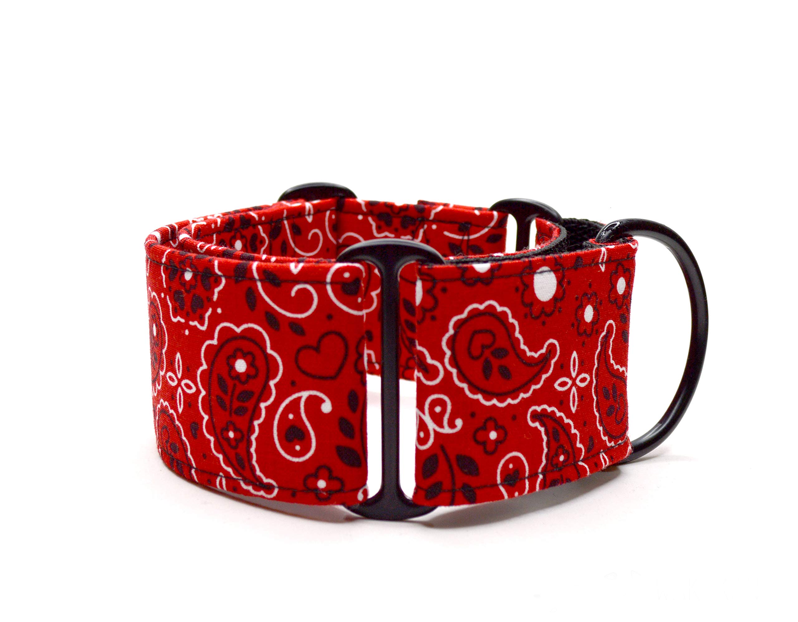 Collare per cani martingale: Red Bandana, fatto a mano in Spagna da Wakakán