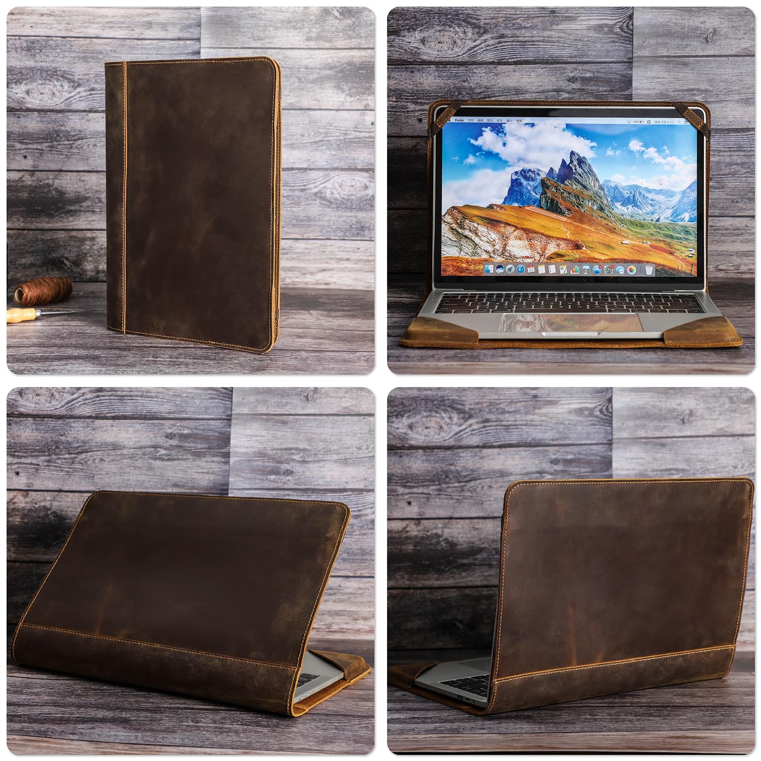 CataPurus Top Grain Leather 13.3