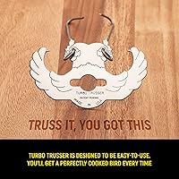 Vista 6 de for Cornish Hen I Cooks Evenly & Makes Meat Juicier I Easy-to-Use Stainless Steel & Dishwasher Safe I for Ovens, Smokers, Roasters, Grills