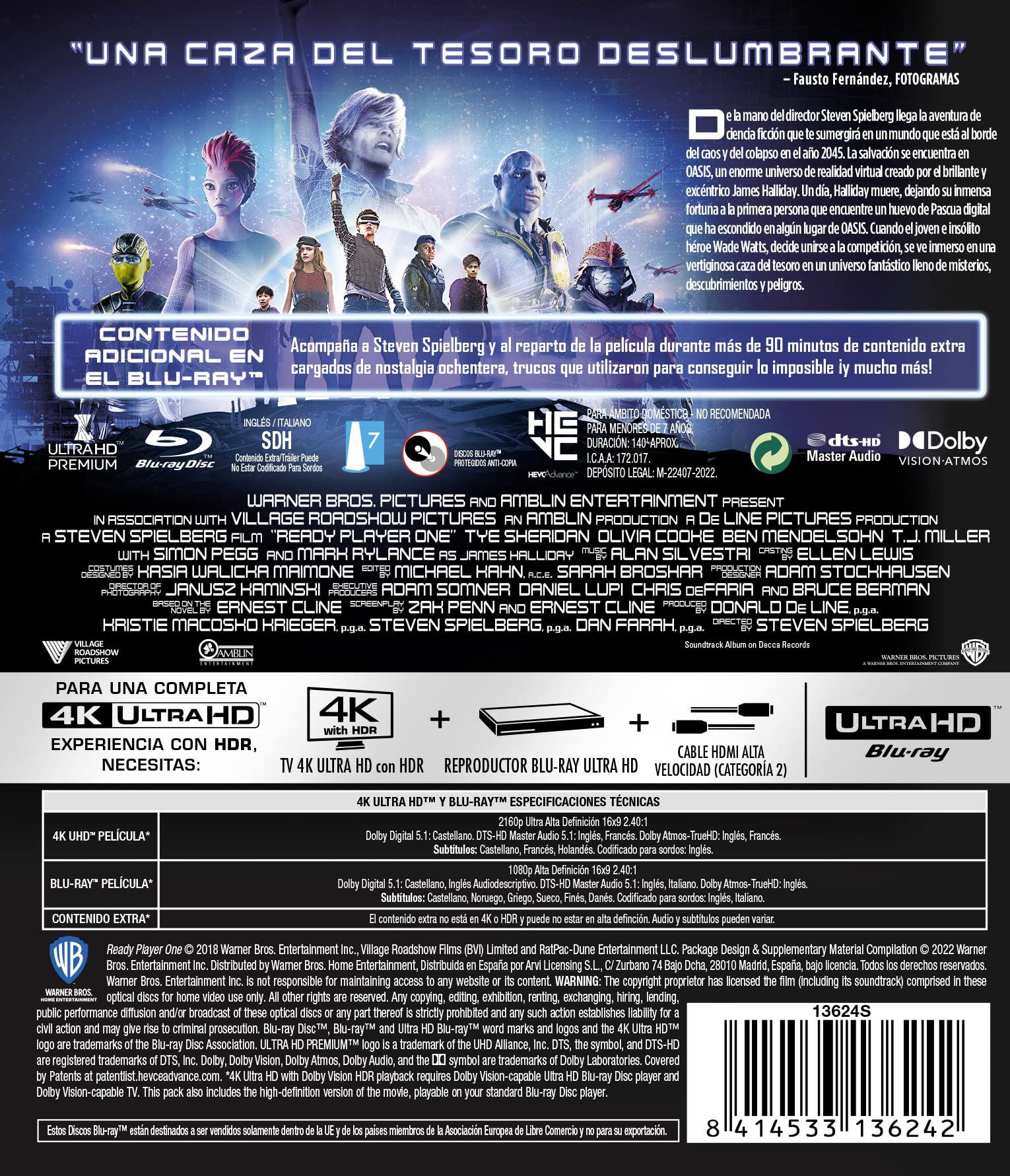Ready player one (4K UHD + Blu-ray)