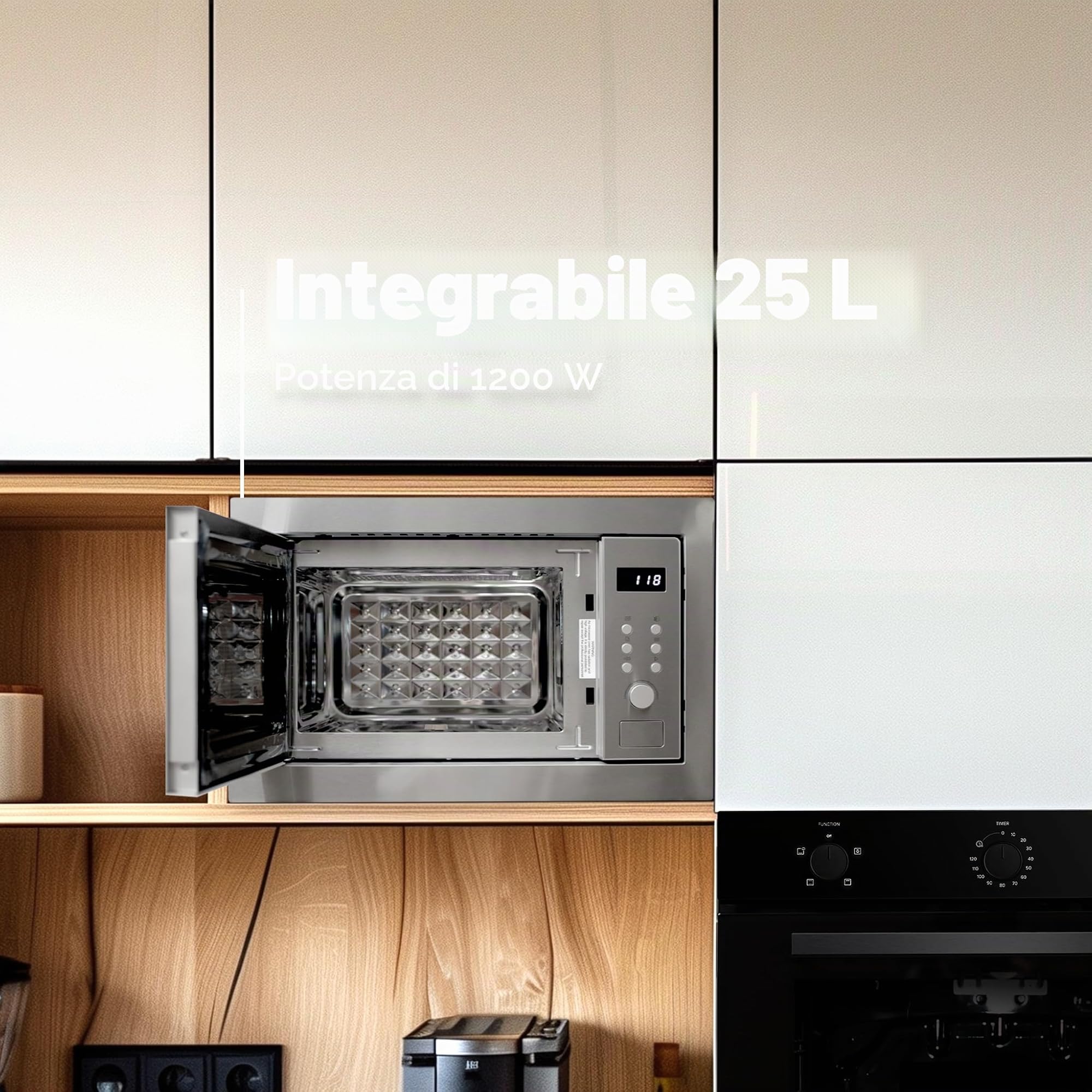 Microonde integrabili EVVO Mi35 Black