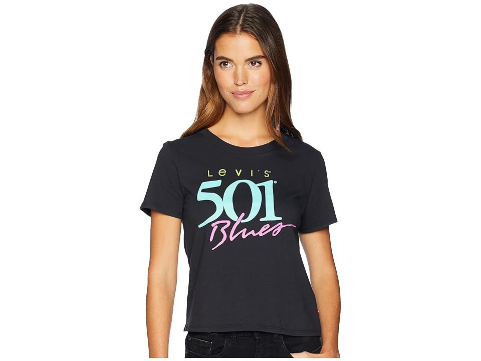 

Levi's(r) Womens Graphic Surf Tee (501 Blues Caviar) Women's Clothing